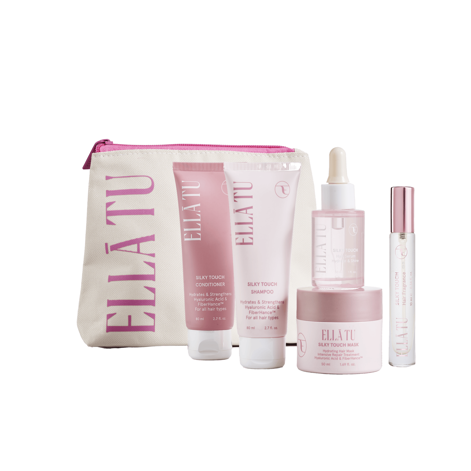 Ellātu Silky Touch Travel Kit - Bring your routine with you!